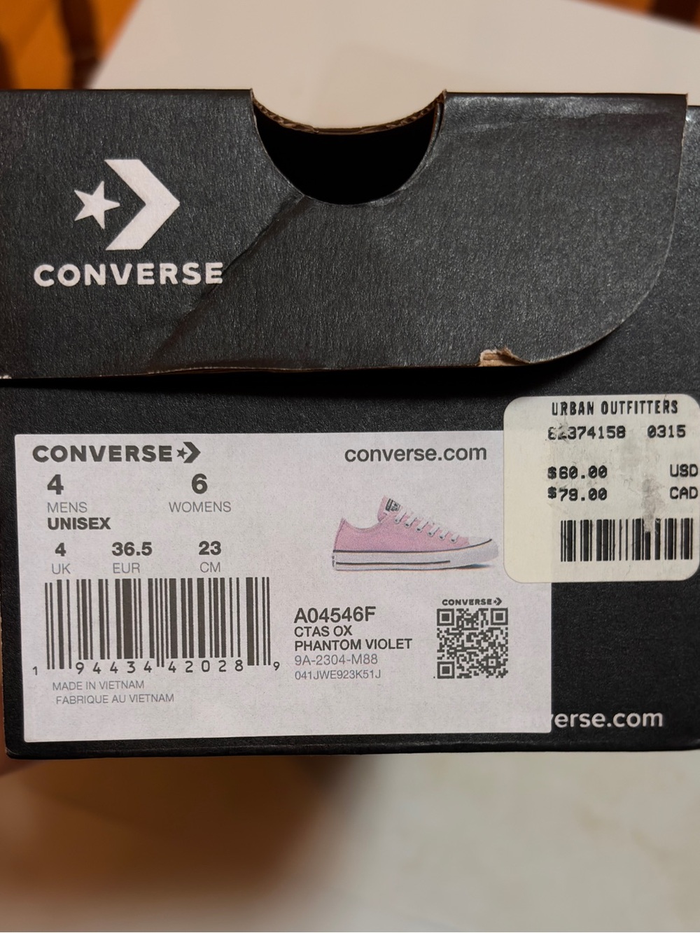 Pink Converse Low Top Sneakers - Picture 4 of 4